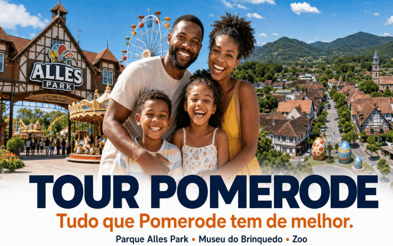 Tour Pomerode saindo de Balneário Camboriú - DOMINGO/QUARTA/SEXTA