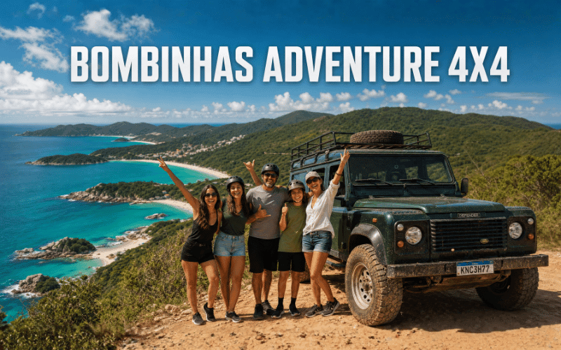Tour de 4x4 em Bombinhas - Saida de Balneário Camboriú - TERÇA/QUINTA/SÁBADO